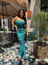 Load image into Gallery viewer, Caribbean Blue Sea Dress
