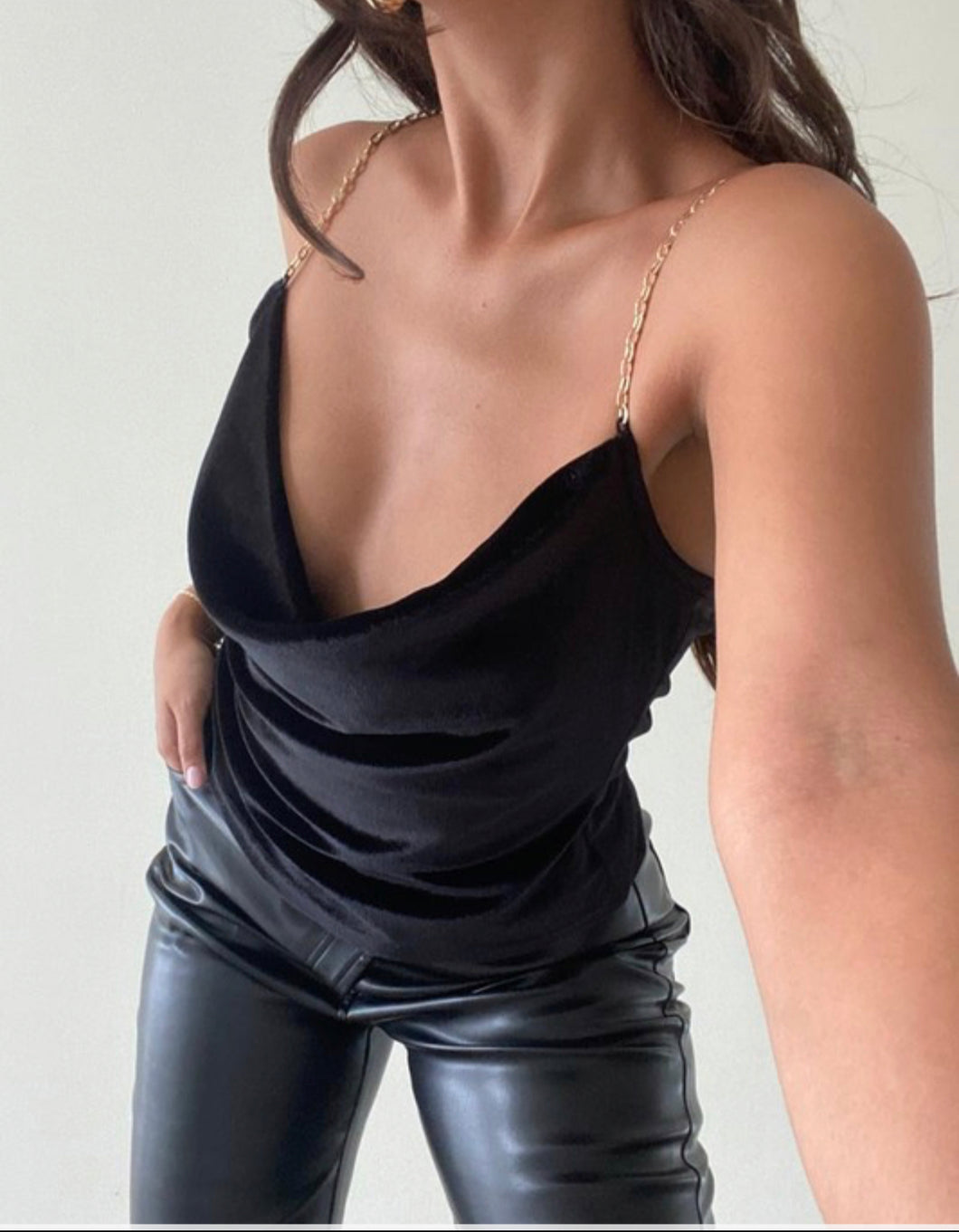 Date Night Velvet Top